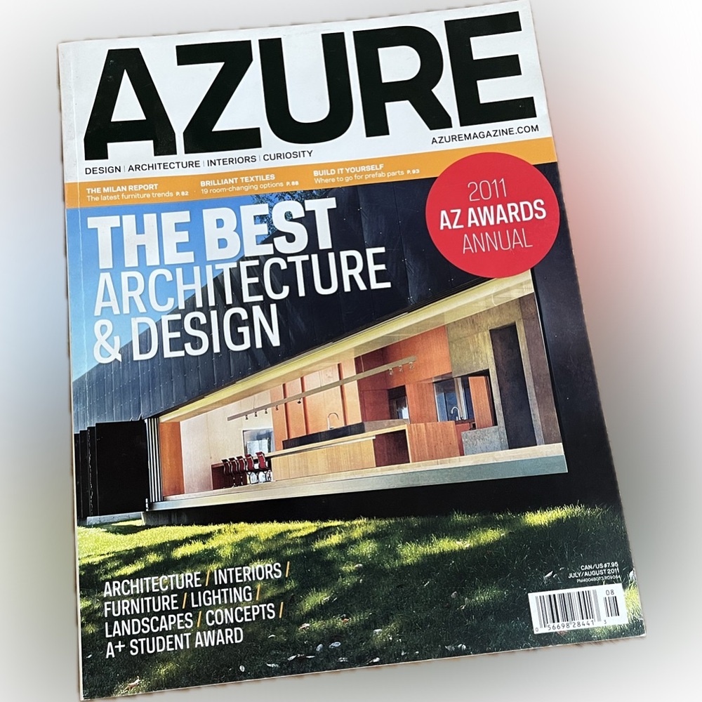 🎈2/$30 - AZURE July/Aug 2021. Issue 209. “The Best Architecture & Design.”